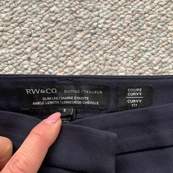 Curvy fit slim leg ankle pant - Picture 2 of 2